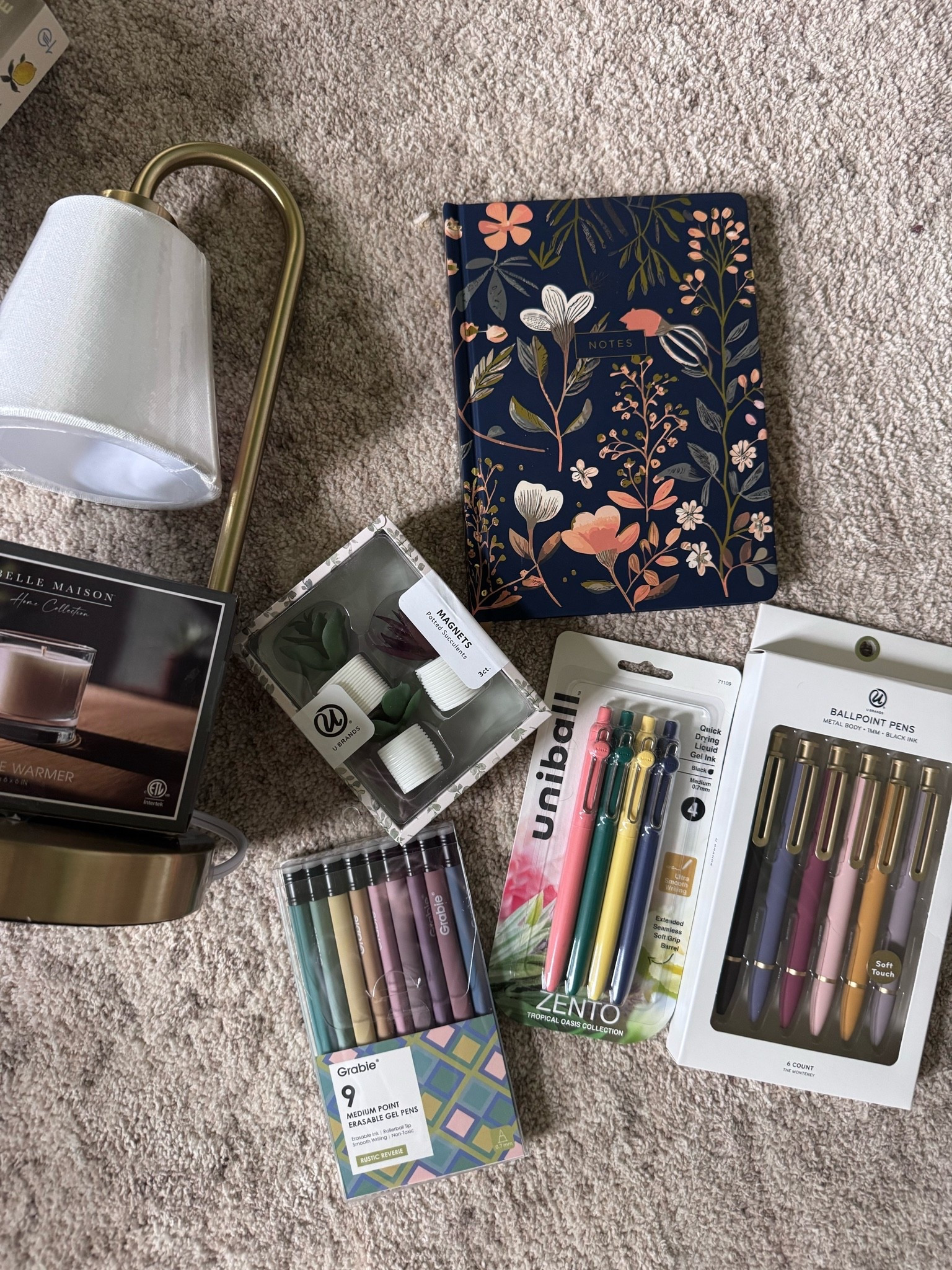 New office supplies from Target and a random candle warmer lol