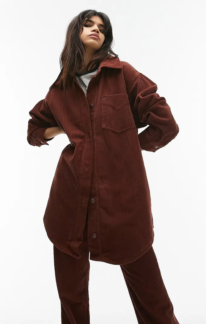 Oversize Cord Shirt | Nordstrom Rack