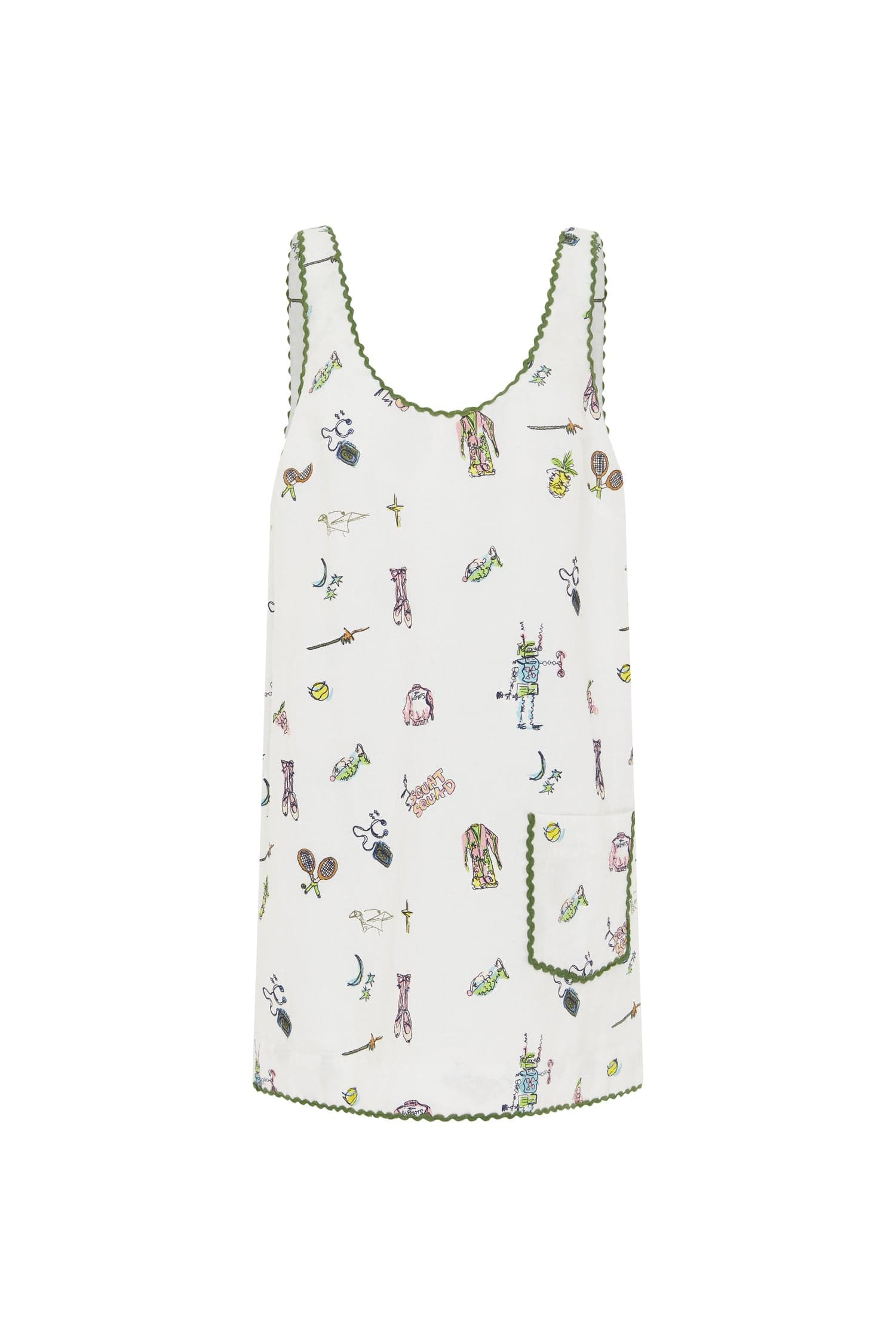 PLAY EMBROIDERED MINI DRESS | Alemais (AU, US, UK)