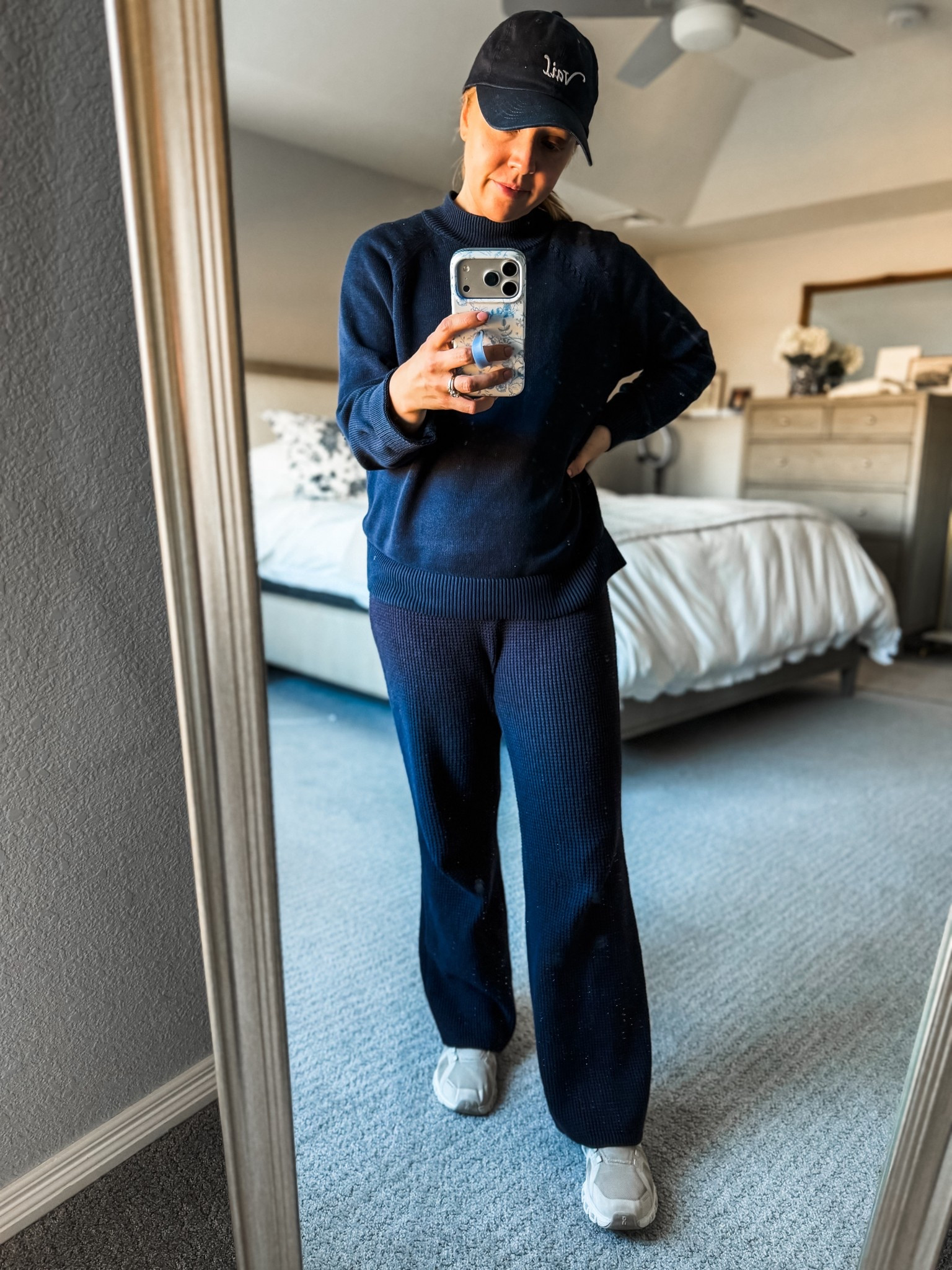 A weekend outfit that isn’t leggings or sweatpants!

Wearing small petite in the waffle pants. They’re so cozy and fit tts. Navy sweater also fits tts. 

#LTKmomlife #LTKPetite #LTKSaleAlert