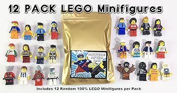 12 Random Lego Minifigures - Brand New - Excellent Assortment of Mini Figs w/all Body Parts; Hat,... | Amazon (US)