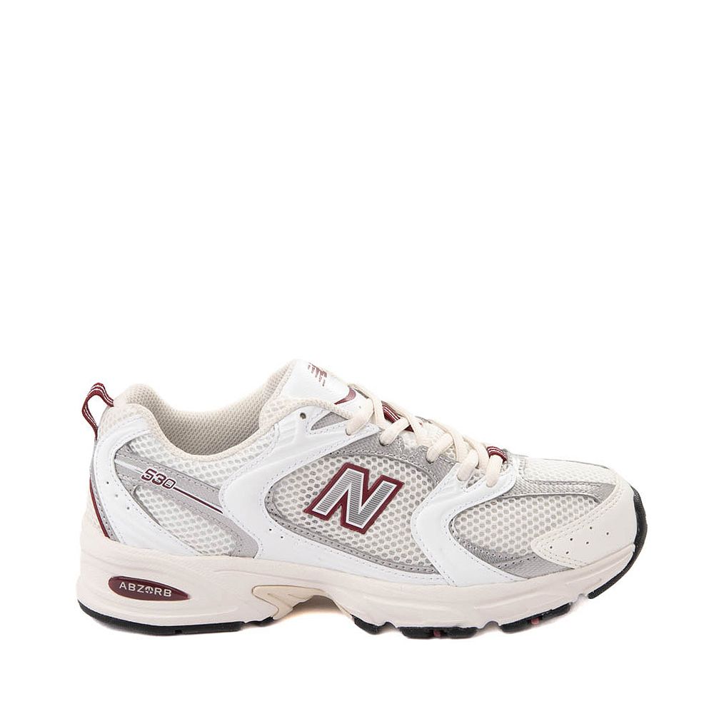 New Balance 530 Athletic Shoe - Sea Salt / White / Mercury Red | Journeys