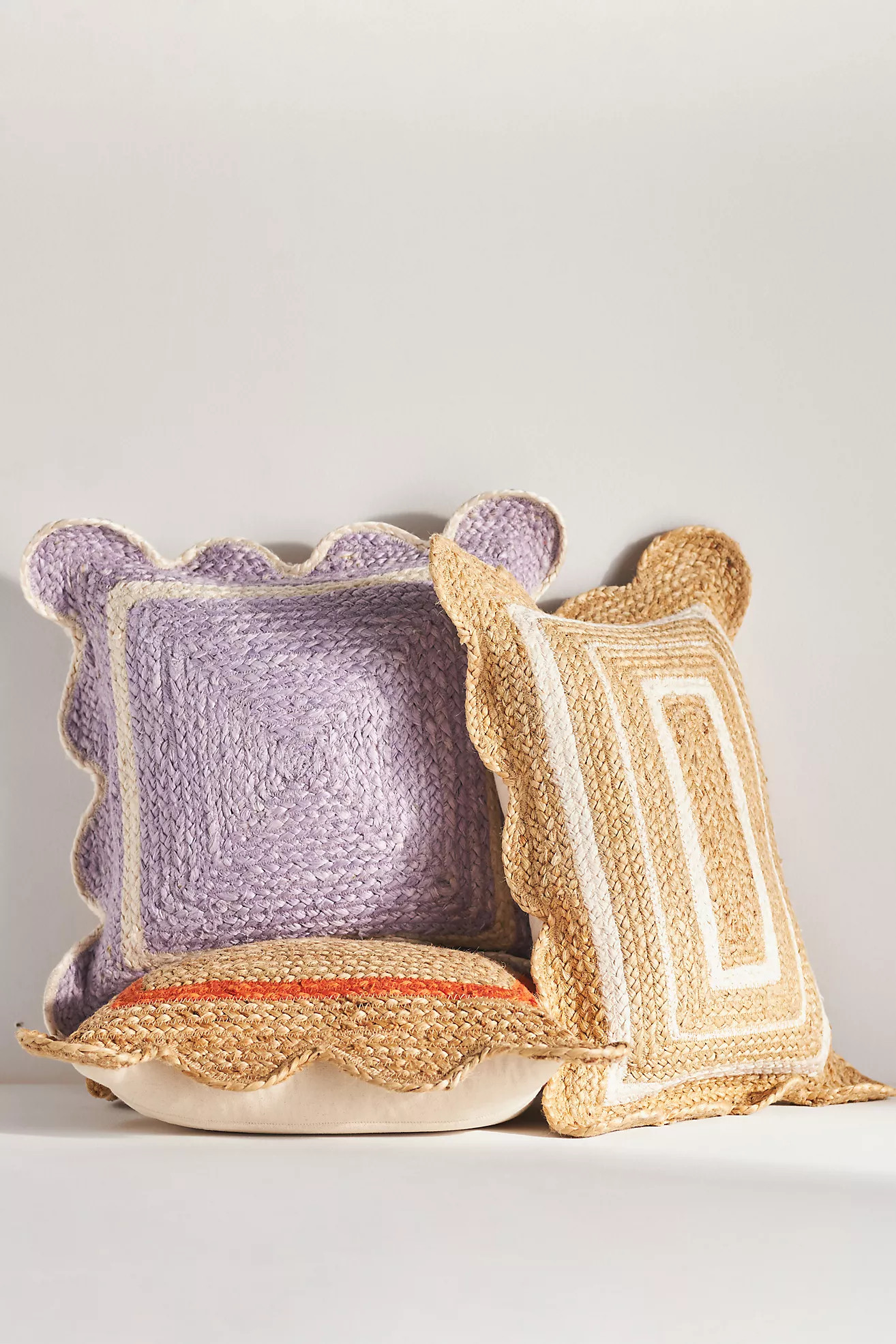 Jute Scallop Pillow | Anthropologie (UK)