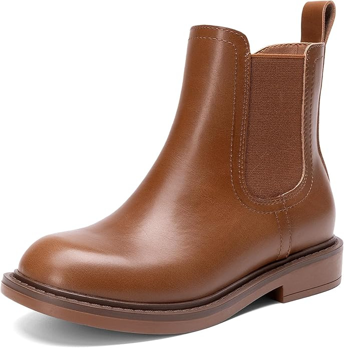 DREAM PAIRS Girls Ankle Boots with Side Zipper Chelsea Booties Low Heels Girl Fashion Shoes for T... | Amazon (US)