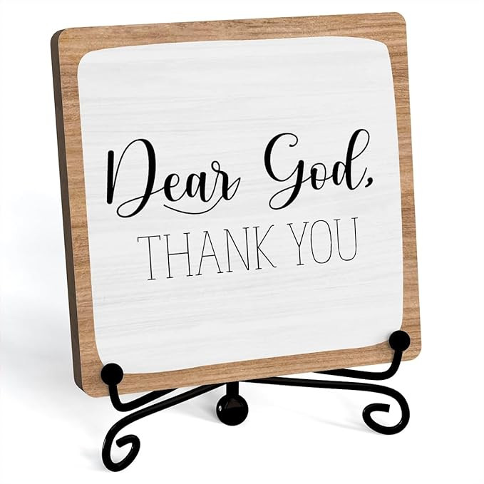 Home Decor, Farmhouse Shelf Table Decor, Christian Office Home Décor Accents For Living Room Man... | Amazon (US)