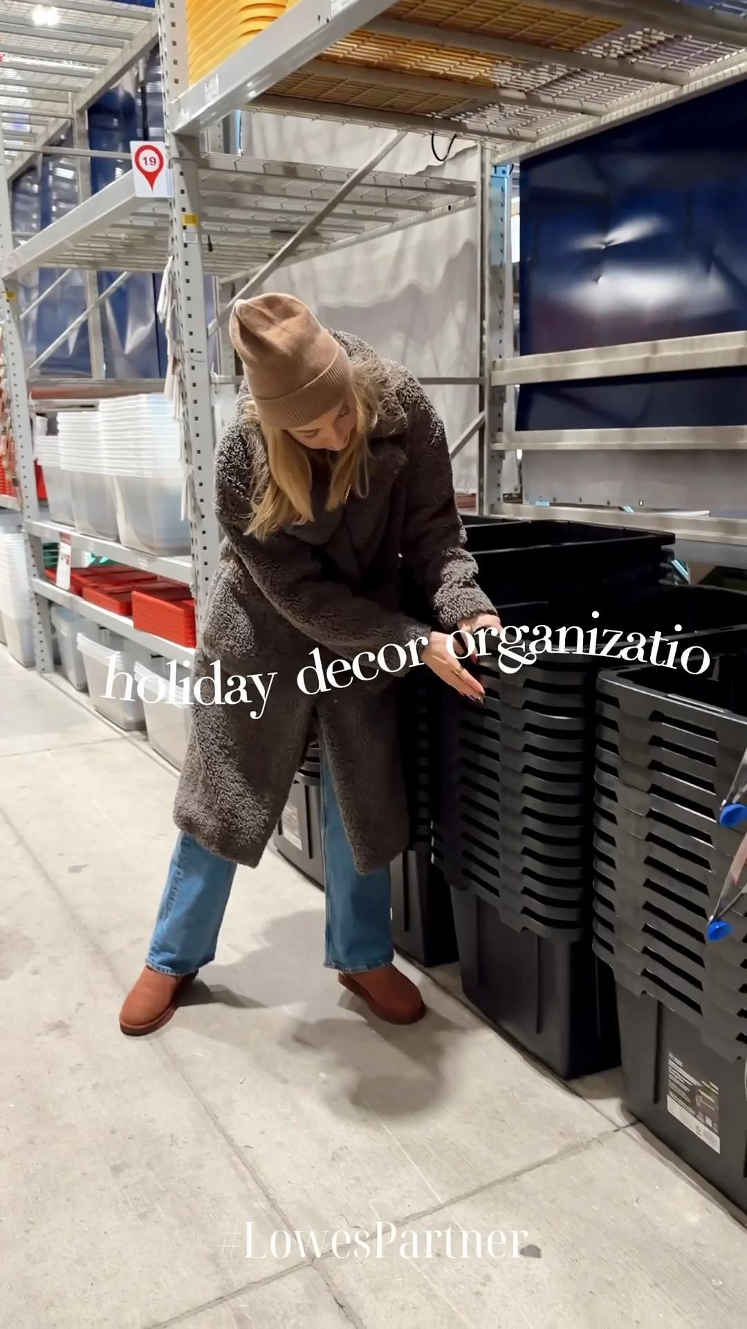  #lowespartner  #ad I’m so ready for post-holiday storage organization ✨🎄Just picked up these storage totes from @Lowes to pack away all my holiday décor once the season wraps. Ornaments, wreaths, lights, garlands, inflatables — everything finally has its own place. They come in multiple sizes, including the classic 27-gallon black + yellow snap-lid bins, which are honestly a storage must. #storageorganization #storagebins #ornamentstorage

#LTKHome #LTKHoliday #LTKdayinmylife