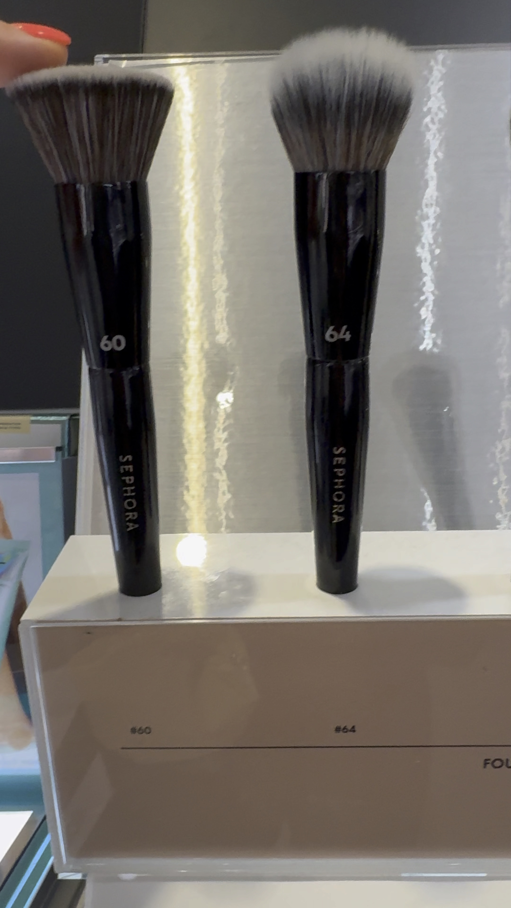 Foundation brush shopping at Sephora and I like #64 best! It blends cream blush and foundation really well. 

#LTKWedding #LTKFindsUnder50 #LTKBeauty