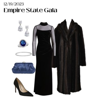 What I wore to Empire State Building holiday gala 🎄 black heels, fur coat, gown, maxi dress, velvet dress, mesh dress

#LTKHoliday #LTKSeasonal #LTKfindsunder100