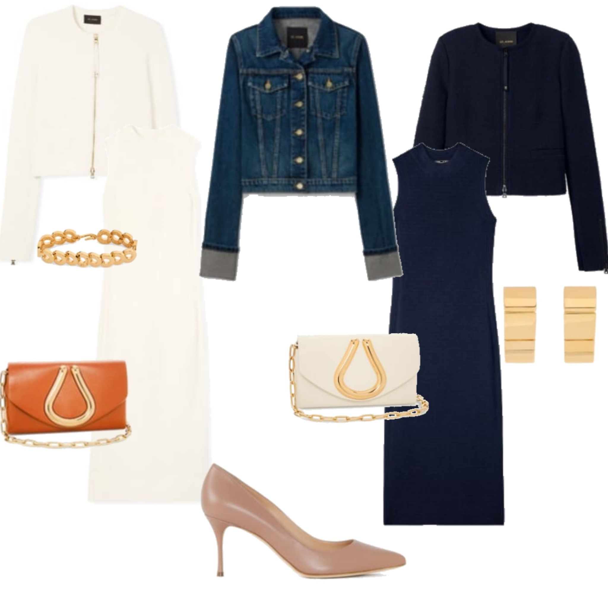 Everyone needs a knit column dress in their wardrobe.  These by St. John are absolute perfection.  Get the matching zip cardigan or wear a denim jacket to dress down  

#LTKstyletip #LTKover40 #LTKworkwear