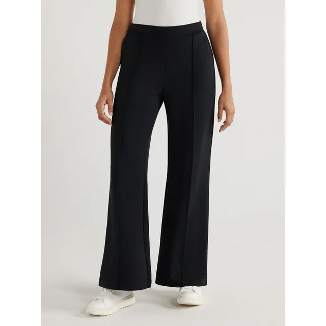 Scoop Women's Scuba Knit Trouser Pants, Sizes XS-XXL - Walmart.com | Walmart (US)