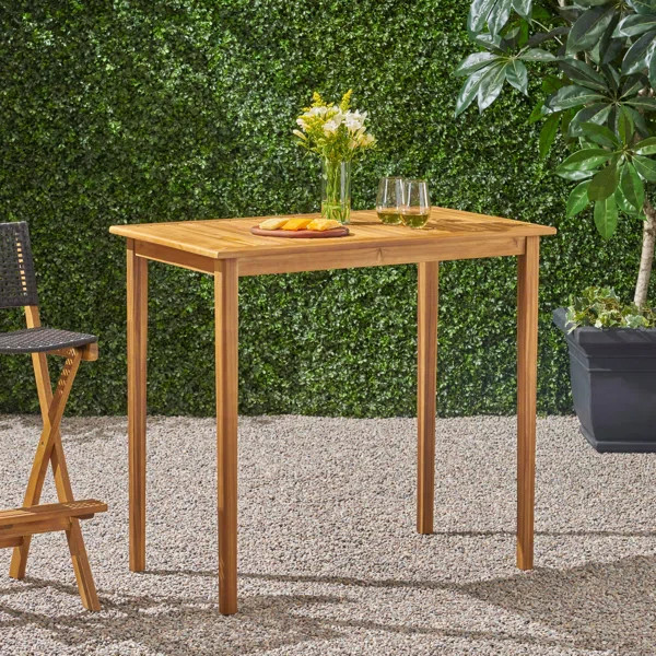 Dominique Solid Wood Bar Table | Wayfair North America