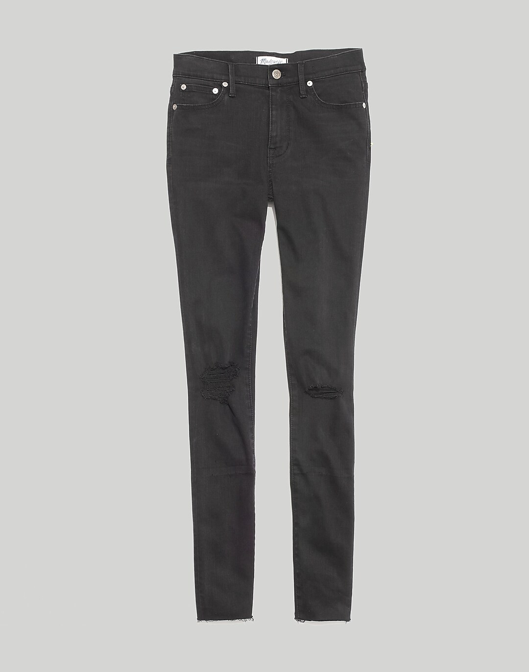 9" Mid-Rise Skinny Jeans in Black Sea | Madewell