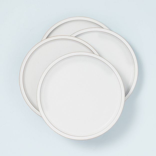 Modern Rim Stoneware Dinner Plate - Hearth & Hand™ with Magnolia | Target