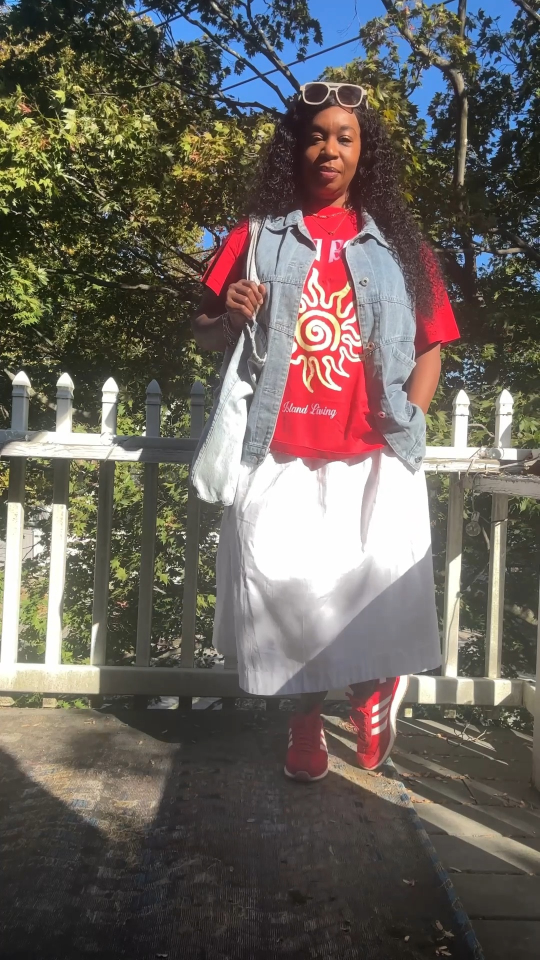 Fall OOTD:
Tee is Medium
Vest is XL
Skirt is Medium


#LTKPetite #LTKMidsize #LTKStyleTip