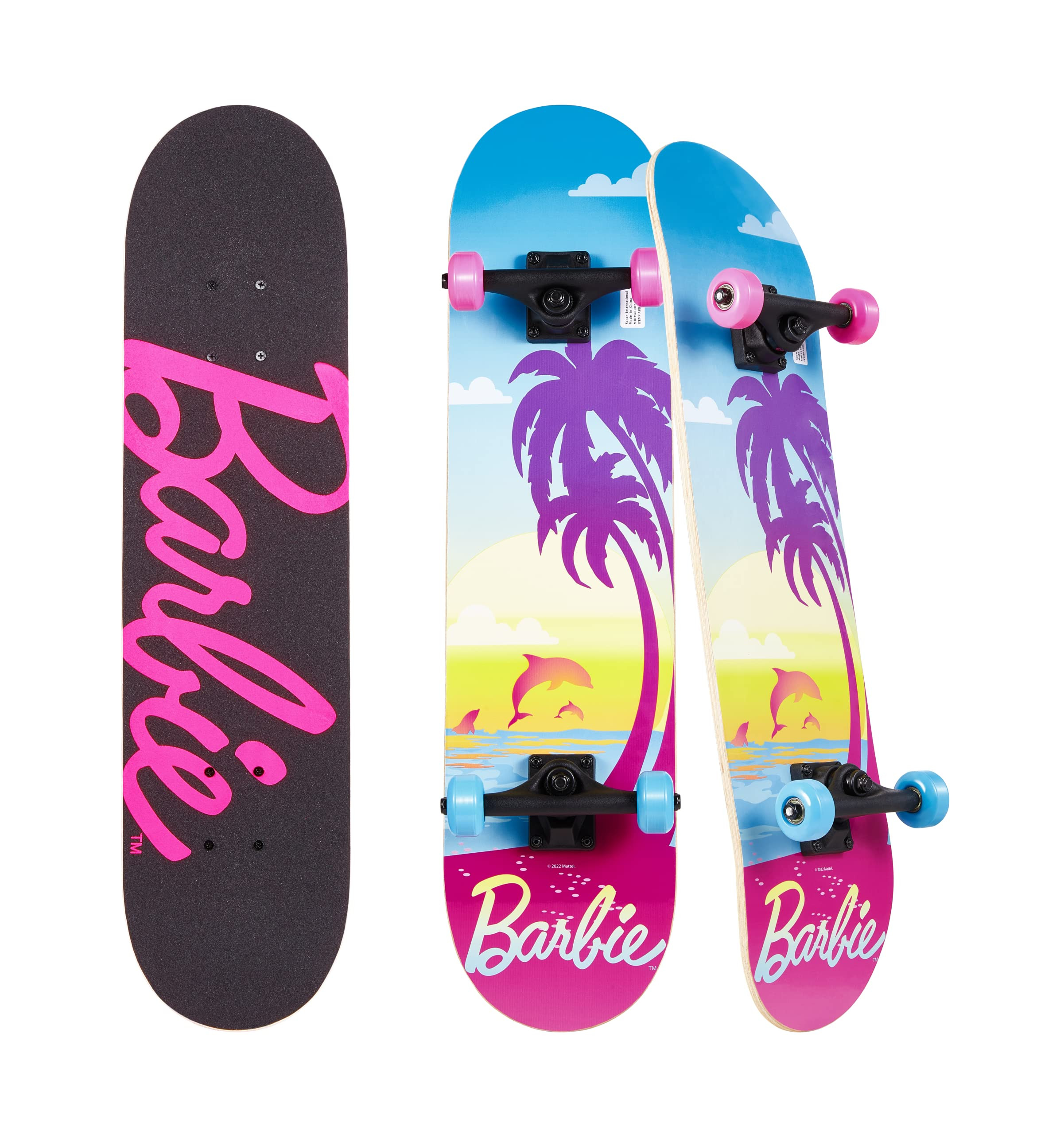 Skateboard with Printed Graphic Grip Tape - Great for Kids and Teens, Cruiser Skateboard with ABE... | Amazon (US)