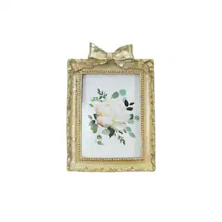 2.5" x 3.5" Gold Bow Tabletop Photo Frame by Ashland® | Michaels Stores