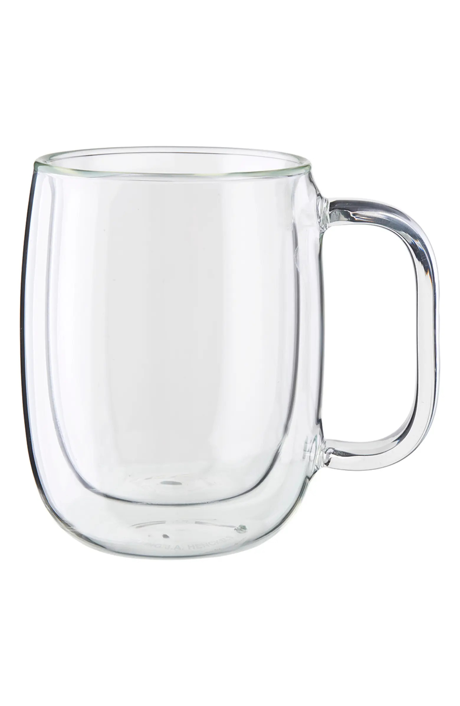 Sorrento Plus 2-Piece Double Wall Glass Coffee Mug Set | Nordstrom