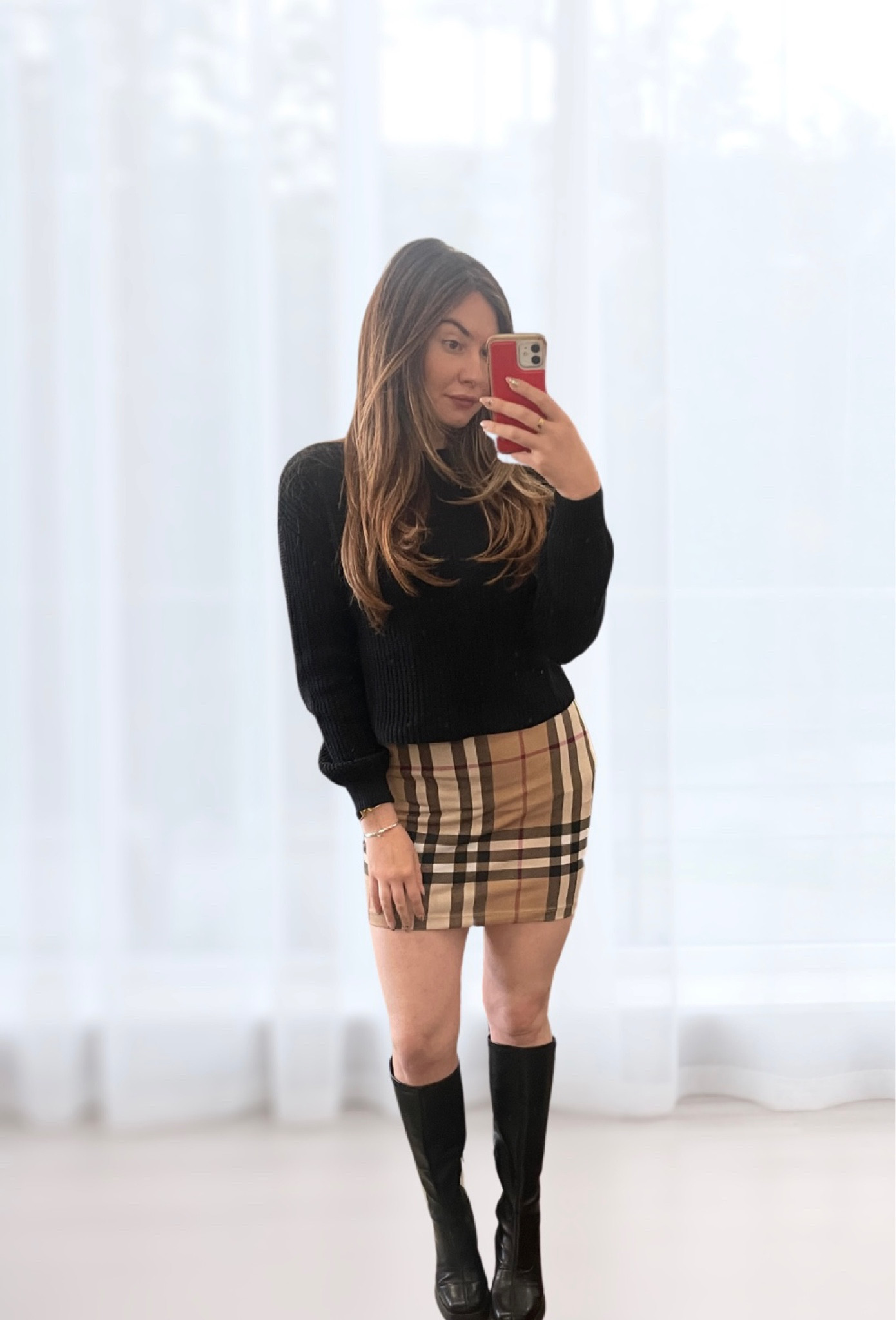 Easy plaid skirt outfit for winter! 


Target boots | Nordstrom 

#LTKSeasonal #LTKstyletip #LTKshoecrush