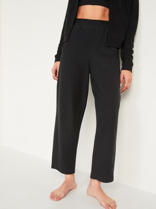 Extra High-Waisted Lightweight Textured Barrel-Leg Sweatpants for Women | Old Navy (US)