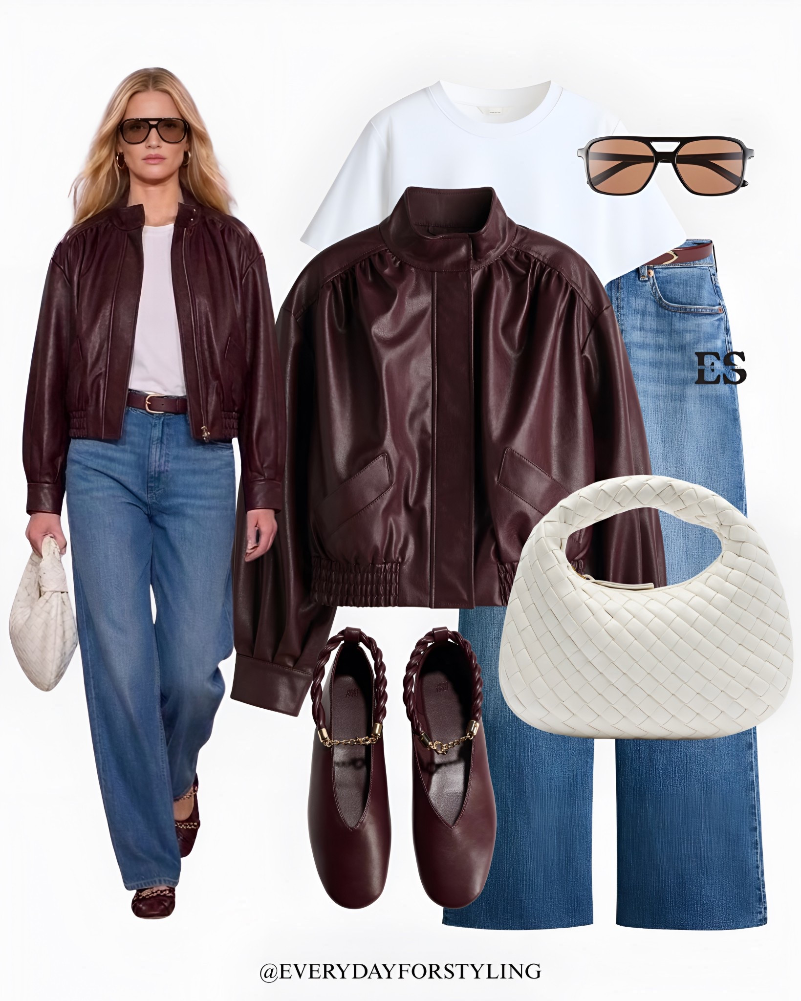 Burgundy leather jacket with relaxed denim for an effortless chic vibe 🍷

leather jacket outfit women, leather jacket styling ideas, spring leather jacket outfits, hm leather jacket outfit, casual chic outfits women, leather jacket with jeans outfit, everyday outfit inspiration women, minimalist outfit ideas women, street style outfits women, casual spring outfits women, modern classic outfits women, effortless chic outfits women, spring layering outfits women, leather jacket street style, how to wear, what to wear, ways to style, everydayforstyling

#springoutfits, #leatherjacket, #outfitinspiration, #streetstyle, #hmnewin 

#LTKootd #LTKTravel #LTKSpringSale