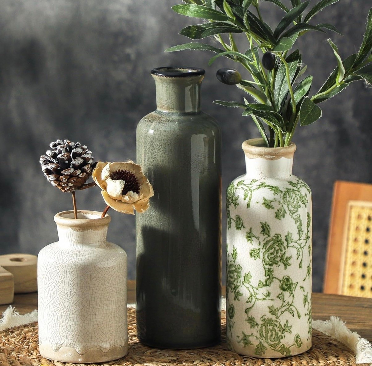 Creating a home I love, one beautiful piece at a time. 🤍 These vintage-inspired ceramic vases add the perfect touch of texture and charm to any space. Neutral decor never goes out of style, and these are an easy way to elevate your home.

✨ Shop this look through my LTK!

#LTKHome #LTKFinds #HomeDecor #NeutralHome #FarmhouseDecor #CozyHome #HomeStyling #DecorInspo #AffordableDecor #HomeFinds #LivingRoomDecor #ShelfStyling #InteriorInspiration

#LTKdayinmylife #LTKmomlife #LTKHome