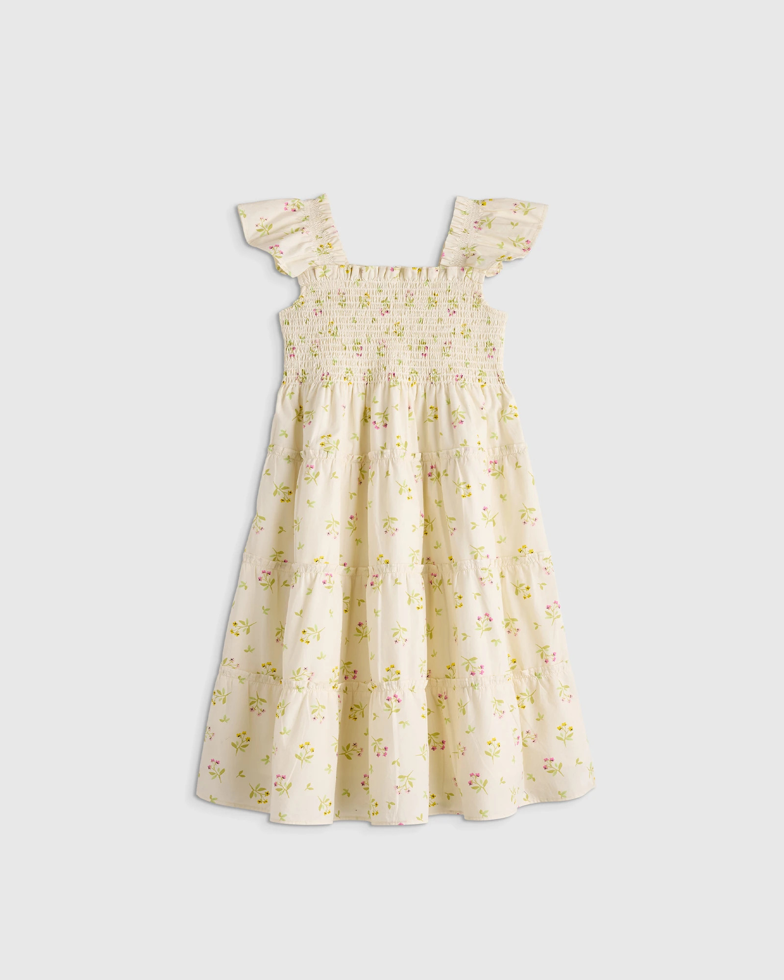 100% Organic Cotton Poplin Smocked Dress | Quince
