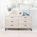 Amazon.com: Signature Design by Ashley Socalle Modern Industrial 6 Drawer Dresser, Natural Beige ... | Amazon (US)