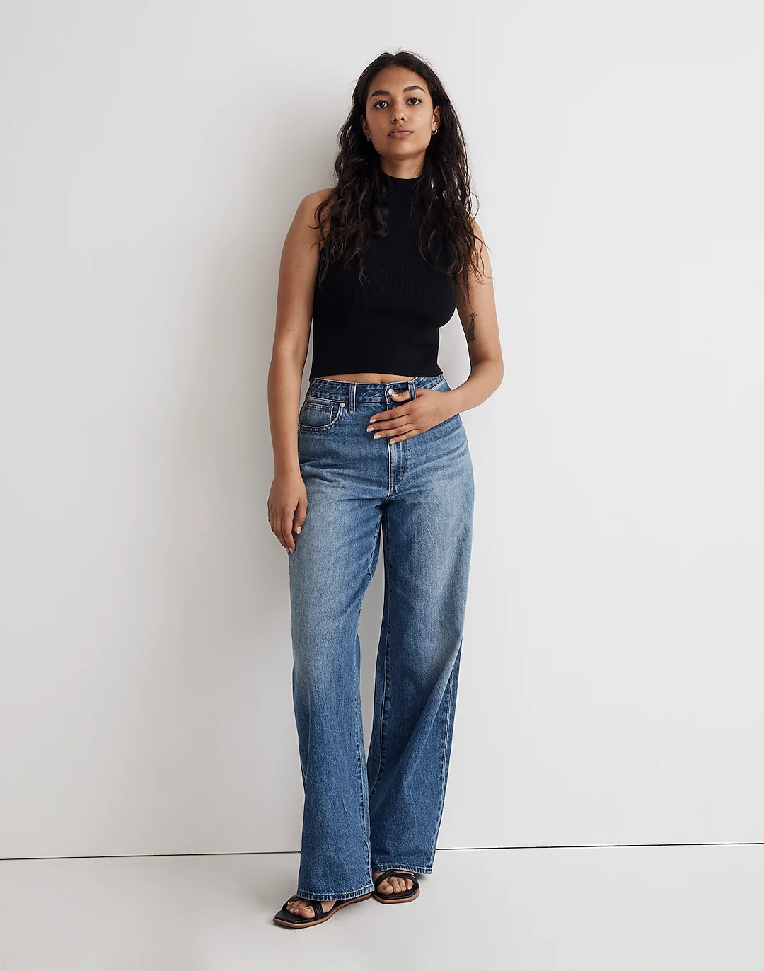 Curvy Superwide-Leg Jeans | Madewell