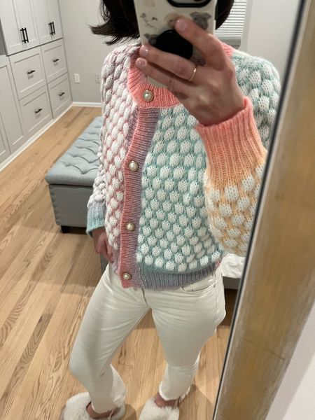 Looooove this cotton candy colored cardigan from Amazon 

#LTKSeasonal #LTKsalealert #LTKfindsunder50