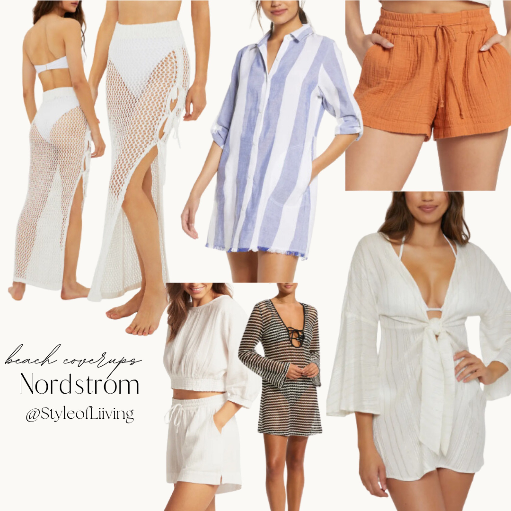 Beach coverups from Nordstrom! Swimwear vacation style outfits. 

#LTKtravel #LTKstyletip #LTKswim