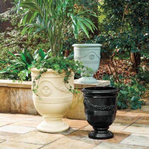 Toulon Indoor Outdoor Faux Large Vase Planter | Ballard Designs, Inc.