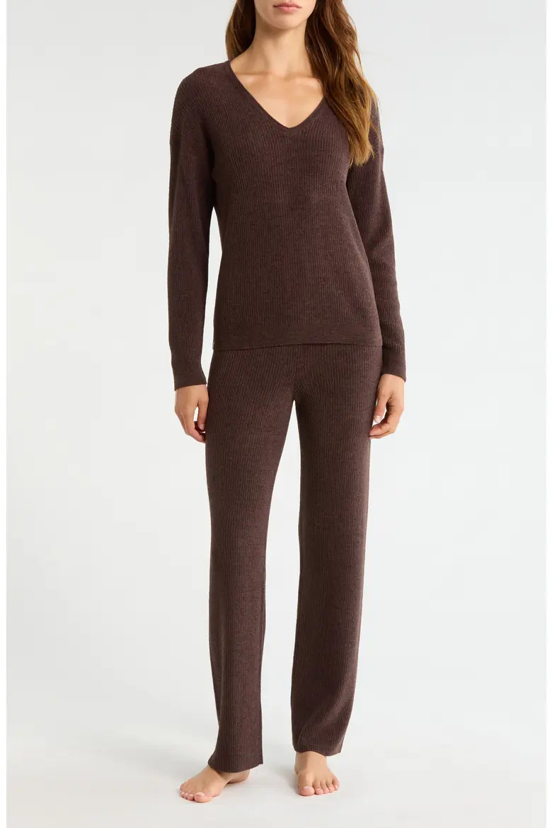 CozyChic® Ultra Lite® Rib Pajamas (Women) | Nordstrom | Nordstrom