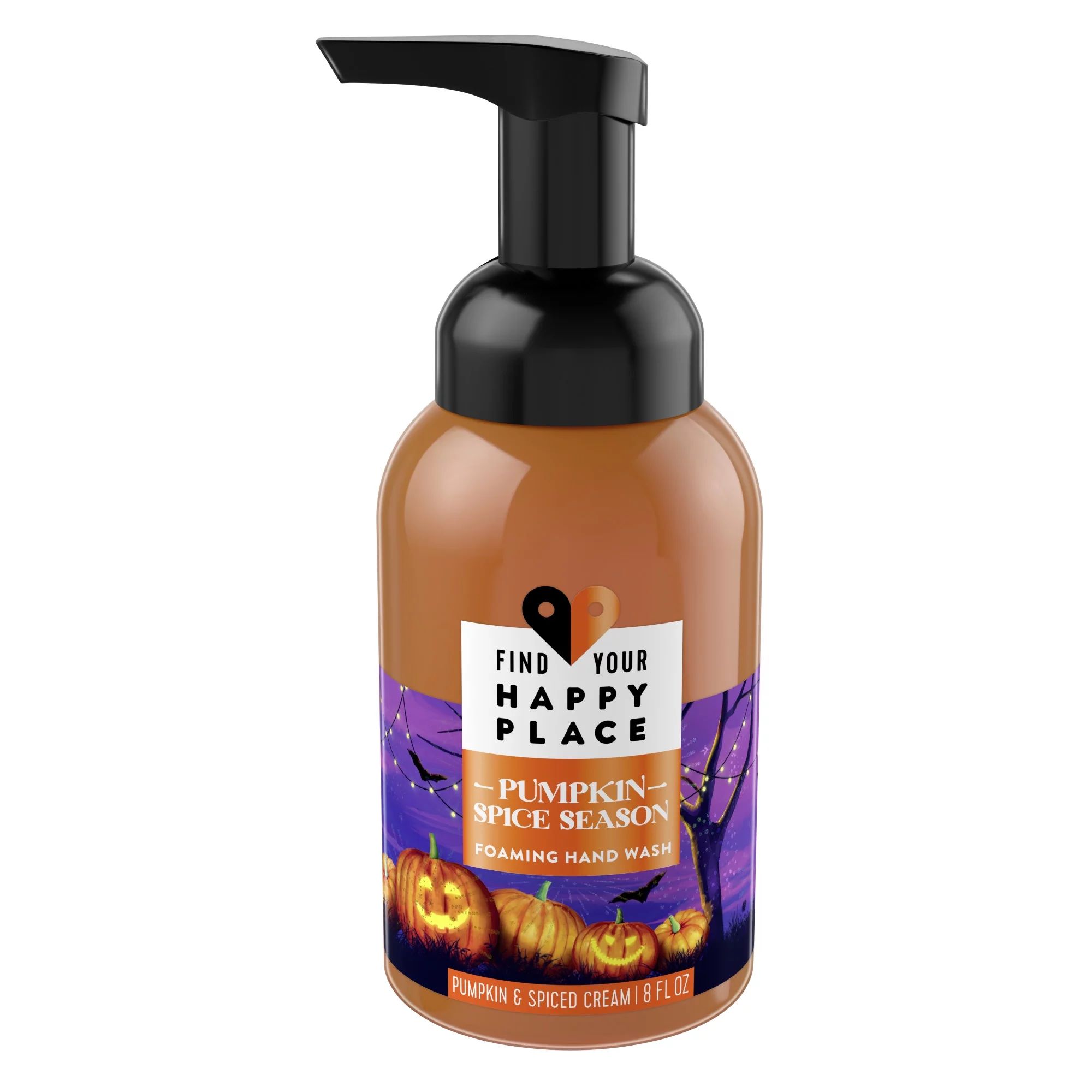 Find Your Happy Place Pumpkin Spice Season Foaming Liquid Hand Wash Pumpkin and Spiced Cream 8 oz... | Walmart (US)