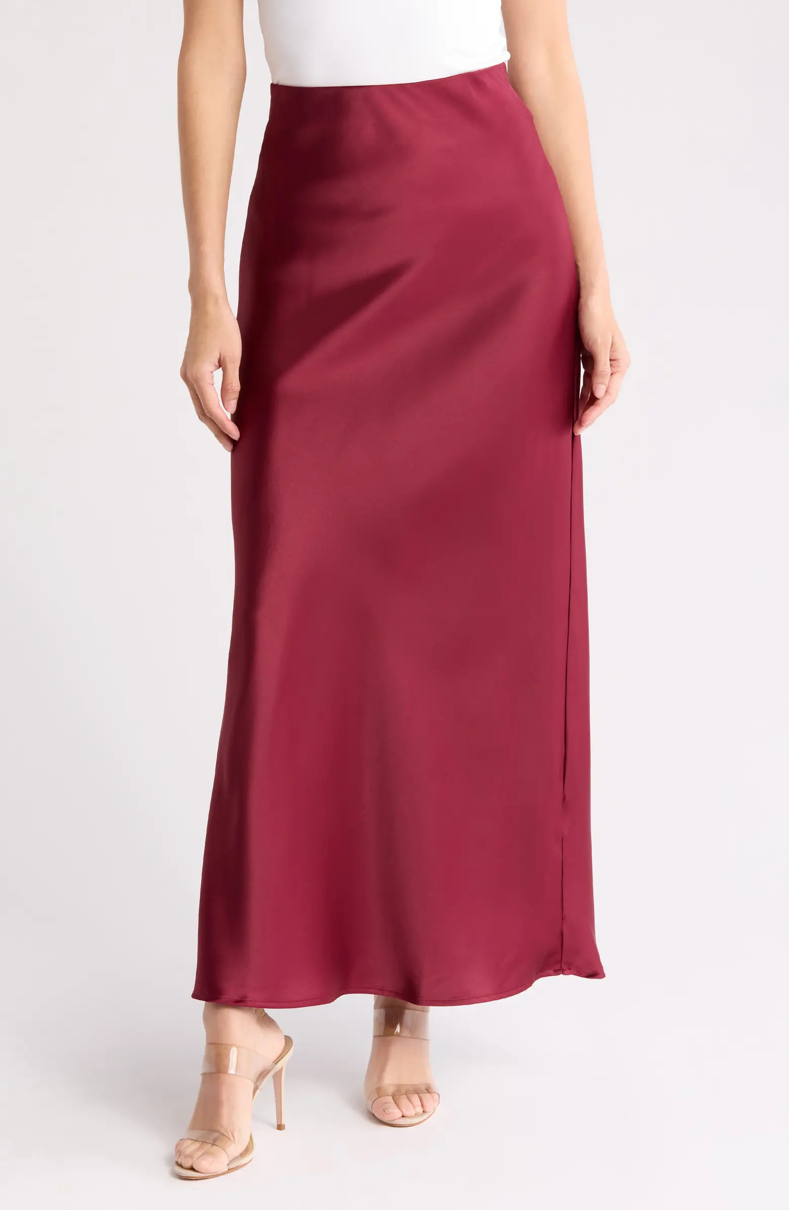 Renee C Satin A-Line Skirt | Nordstromrack | Nordstrom Rack