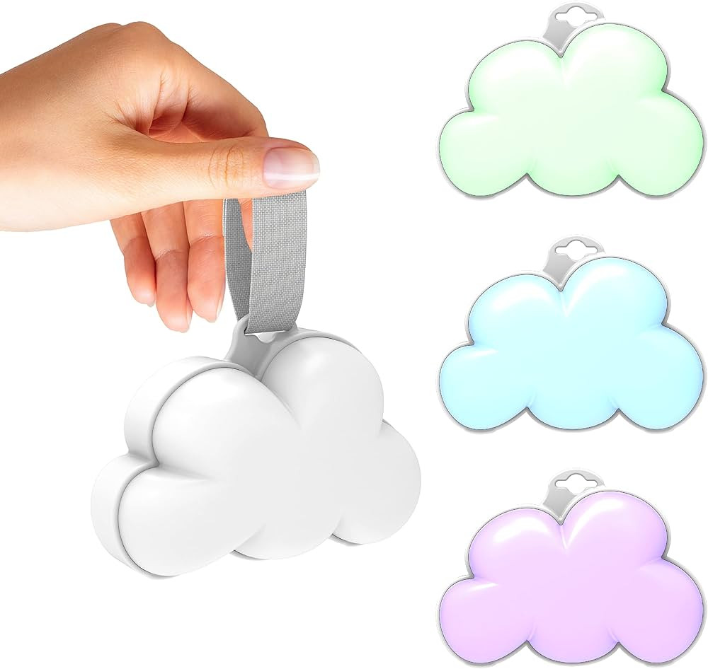 Pure Enrichment PureBaby Cloud Portable Sound Machine and Night Light - 15 Soothing Sounds, Trave... | Amazon (US)