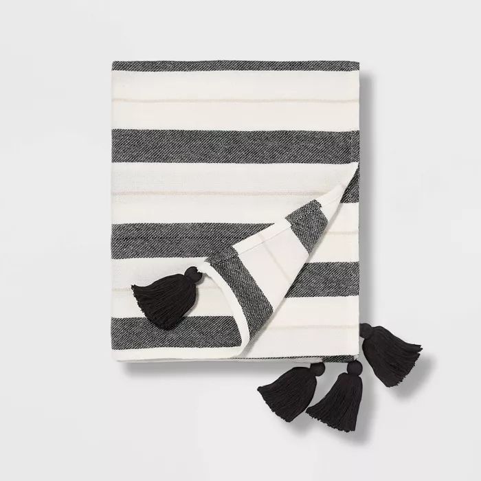 50"x60" Woven Striped with Tassel Throw - Pillowfort™ | Target