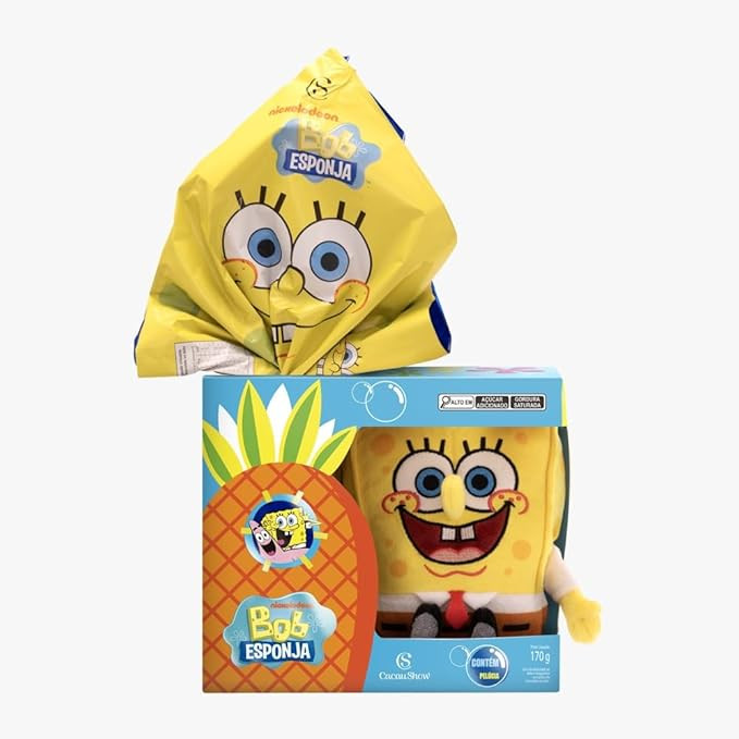 Ovo de Páscoa Pelúcia Bob Esponja Cacau Show 170g | Amazon (BR)