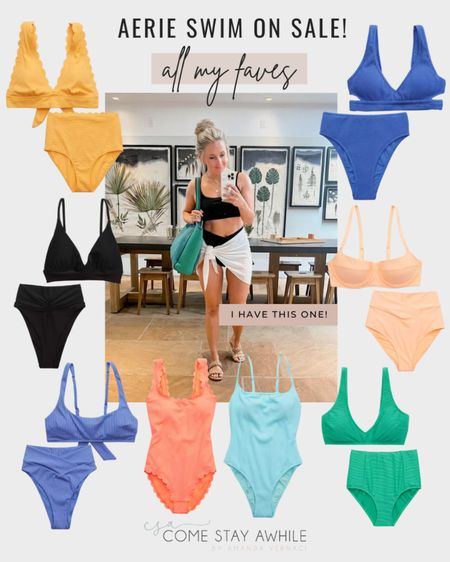 My favorite suit ever is from Aerie linked here, and 30% off today! I’m loving the high waist era for perfect coverage while still being stylish! 

#LTKsalealert #LTKSale #LTKswim