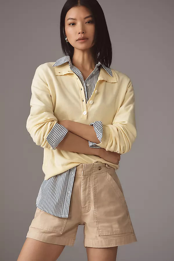 The Henri Camper Shorts by Pilcro | Anthropologie (US)