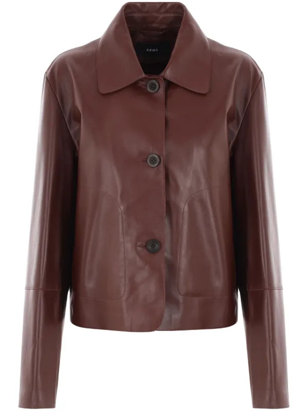 Emy leather jacket | Farfetch Global