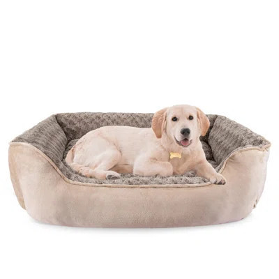 Rectangle Dog Bed For Large Medium Small Dogs - Washable Orthopedic Sofa Bed, Soft Breathable Puppy & Pet Cuddler, Durable Calming Dog Bed With Anti-S | Wayfair North America