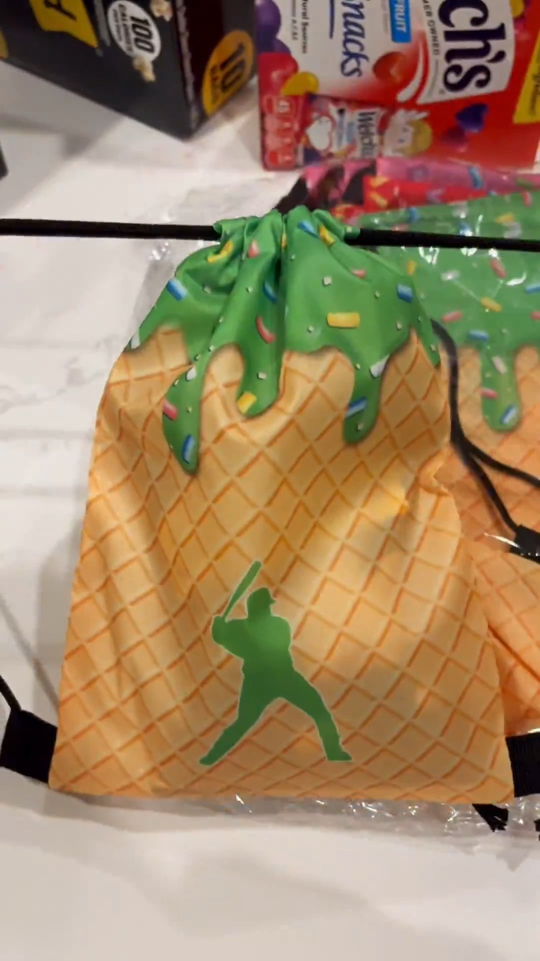 Your turn for snack duty? 🤔 Quick, easy and super cute idea 🙌🏼 These baseball favor bags are on the smaller side which makes them the perfect size for your little snack 😍🫶🏼 PLUS‼️ The neon stickers are a fun  addition! 🥹💕⚾️

#LTKmomlife #LTKKids