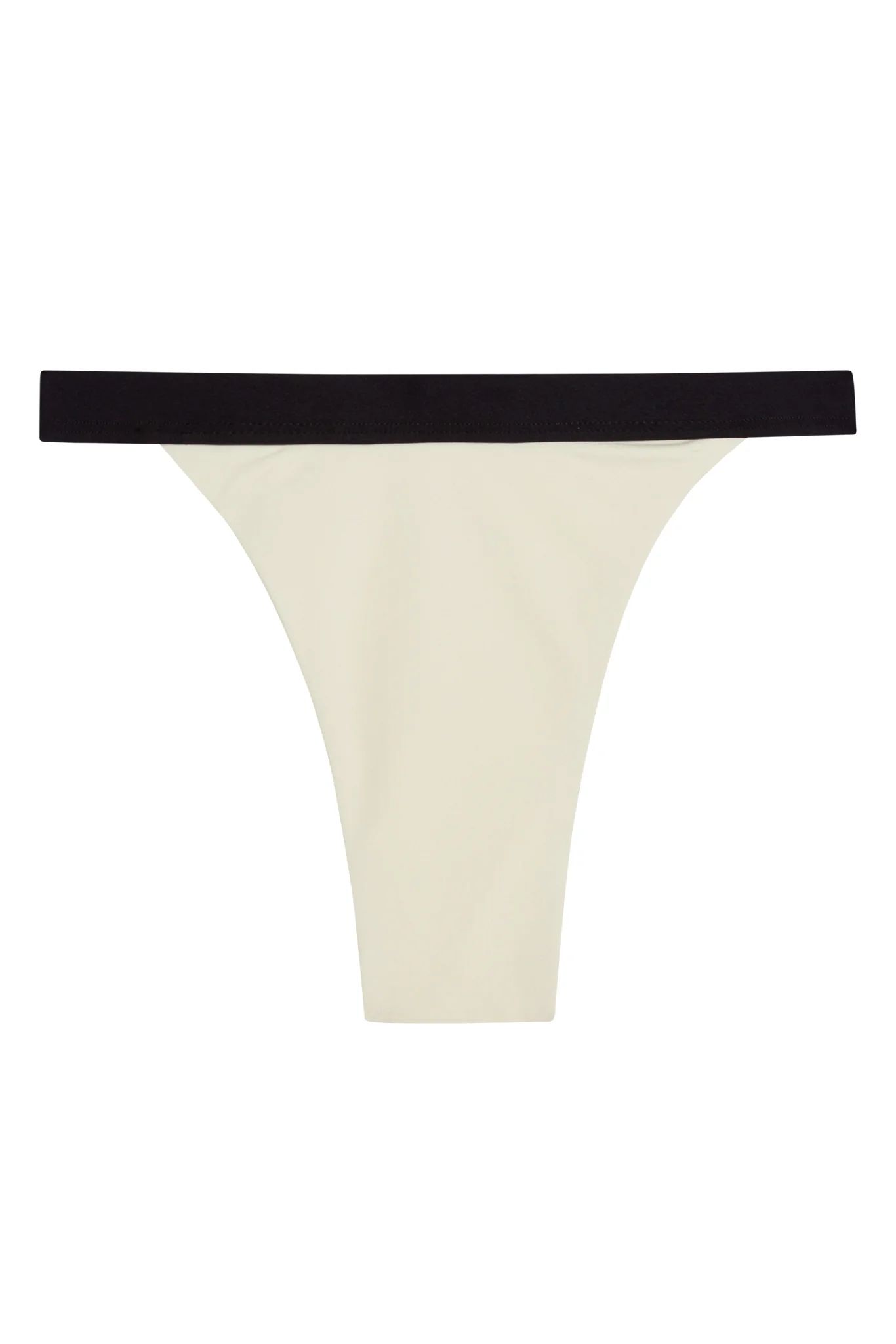 Santorini Bottom - Ivory/Black | Monday Swimwear