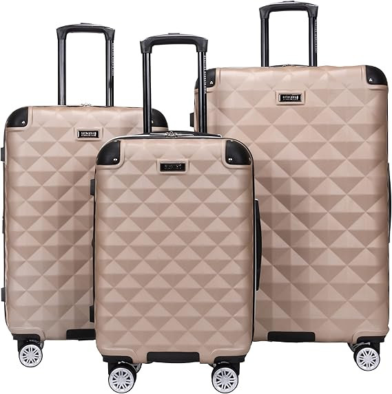 Kenneth Cole Reaction Diamond Tower Luggage Collection Lightweight Hardside Expandable 8-Wheel Sp... | Amazon (US)