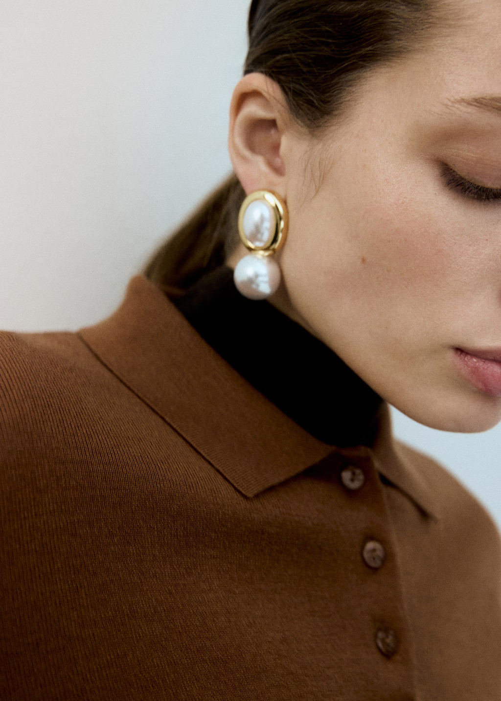 Combined pearl earrings | MANGO (UK)