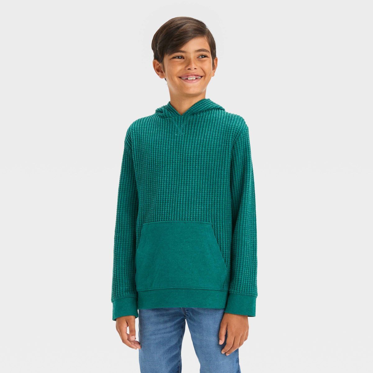 Boys' Thermal Pullover Sweatshirt - Cat & Jack™ | Target