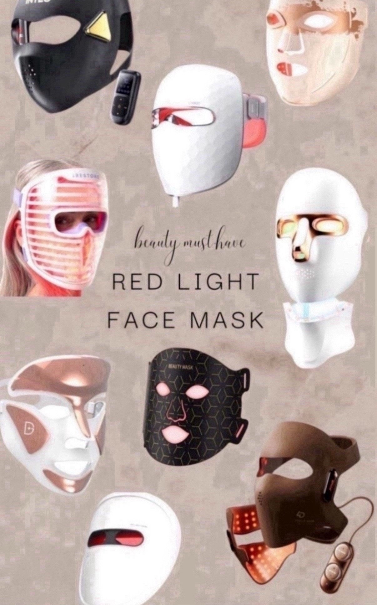 looking for glowing skin? I put together the most-loved red light therapy masks! #skincare #redlighttherapy #beautygadgets #redlightfacemask #redlighttherapymask #beautymask #lighttherapy