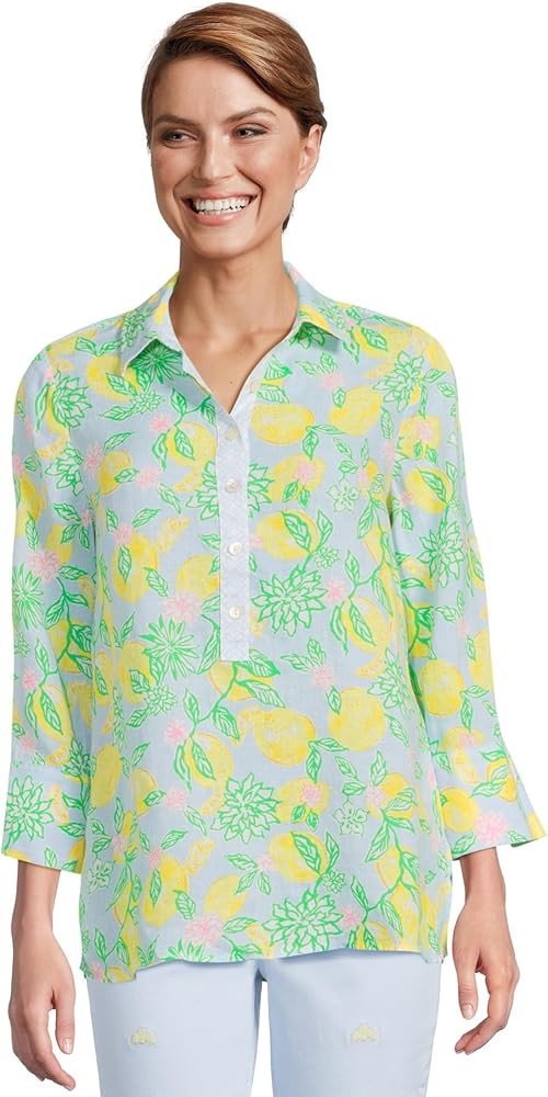 Lilly Pulitzer womens Riverlyn Pieced Print Tunic | Amazon (US)