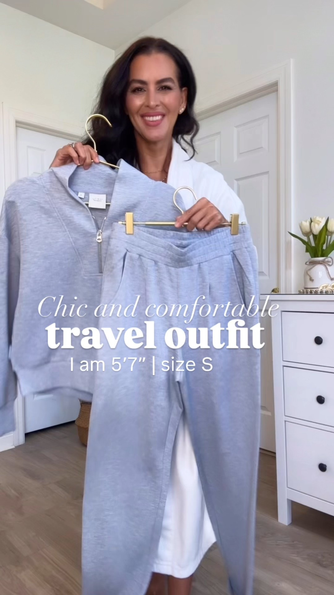 ✈️all details here: size S in top and joggers! Shoes run small, size up! Luggage and weekender on sale! 

#LTKActive #LTKTravel #LTKOver40