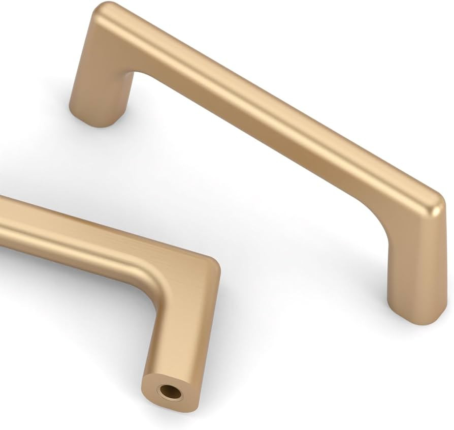 Asidrama 10 Pack 3 Inch(76mm) Champagne Bronze Cabinet Pulls Cabinet Handles Cupboard Handles Kit... | Amazon (US)